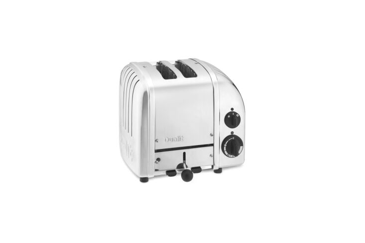 the classic dualit toaster need not be the four slice or more model. their new  18