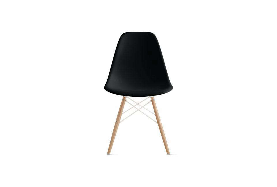 Eames Molded Plastic Side Chair With, Design Within Reach Eames Dining Chair