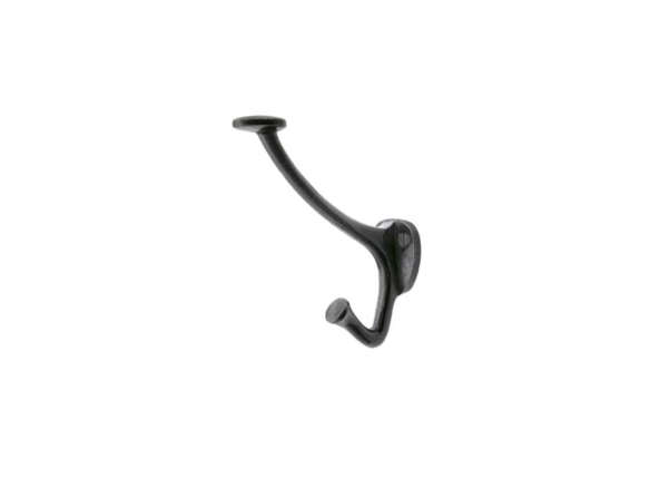 cast iron derby coat and hat hook with lacquer finish 8