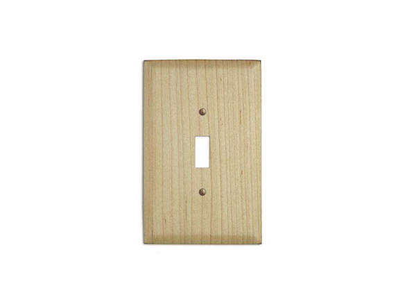 maple wood cover plates  