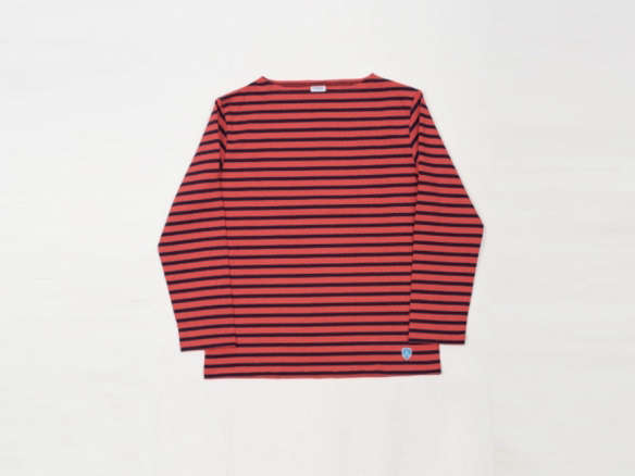 orcival striped jersey red marine  