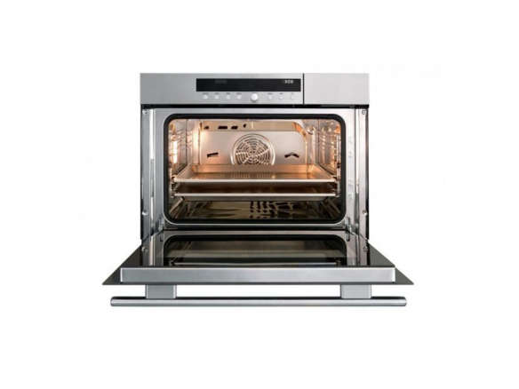 wolf cso24 convection steam oven open  