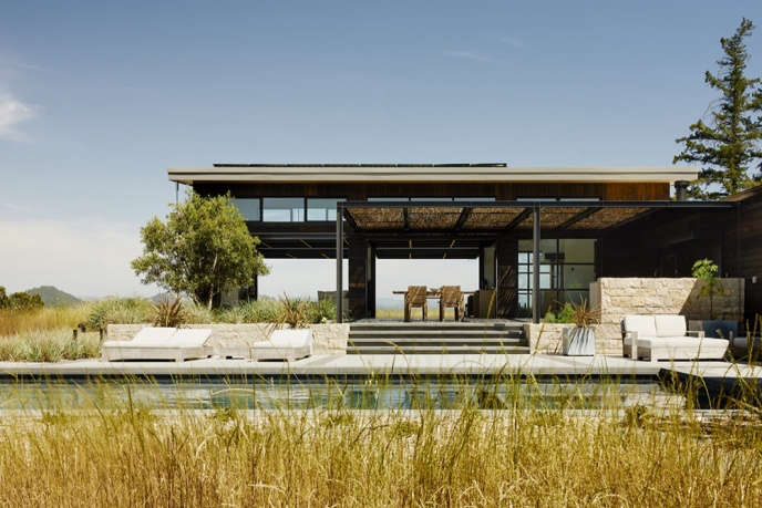 inspired by the land, arterra landscape architects. view across the pool throug 11