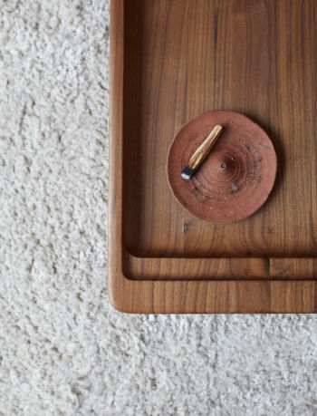 magdalena keck interior design soho apartment den tray detail