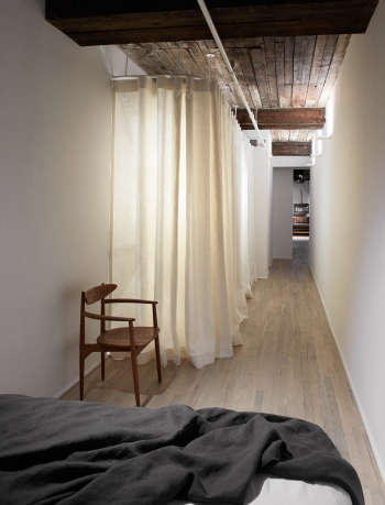 magdalena keck interior design tribeca loft bedroom