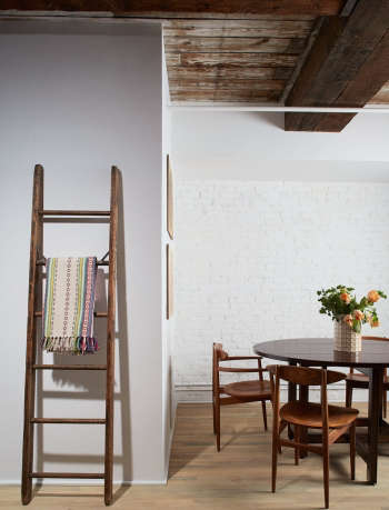 magdalena keck interior design tribeca loft dining area