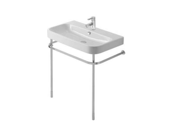 duravit happy d.2 furniture washbasin with metal console legs 8
