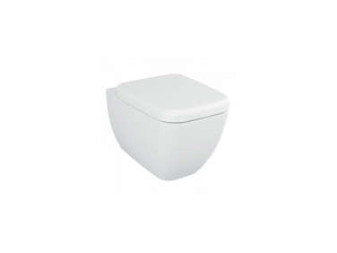 vitra stylish square white ceramic wall hung toilet  