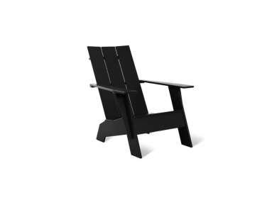 loll designs adirondack chair black  