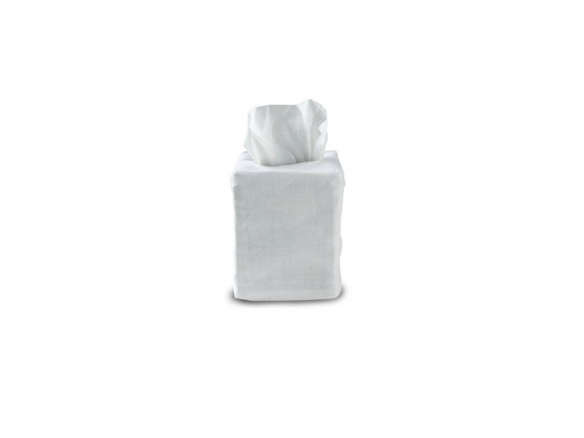 waterworks classic linen tissue cover  
