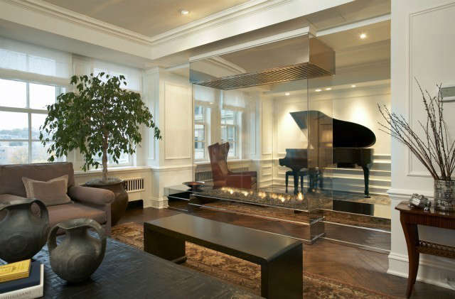 uptown apartment modern living room &#8\2\1\1; the enclosed clear glass fir 24