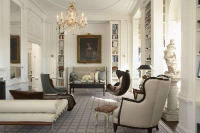 old world apartment traditional living room: the mix of classic modern and trad 39