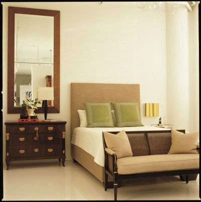 white loft modern bedroom &#8\2\1\1; the full height mirror over the nights 10
