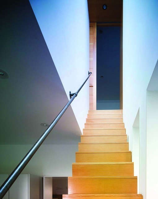 a minimalist stair for the traditional harlem townhouse: click here for more in 69