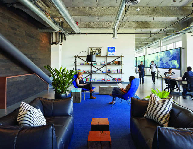 dropbox offices: dropbox has grown quickly, so my design for their office had b 9