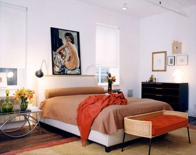 wooster st residence: upholstered bed 14