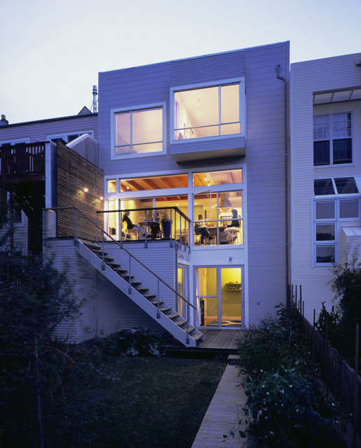 elizabeth street residence &#8\2\1\1; rear elevation: a pure modernist voca 19