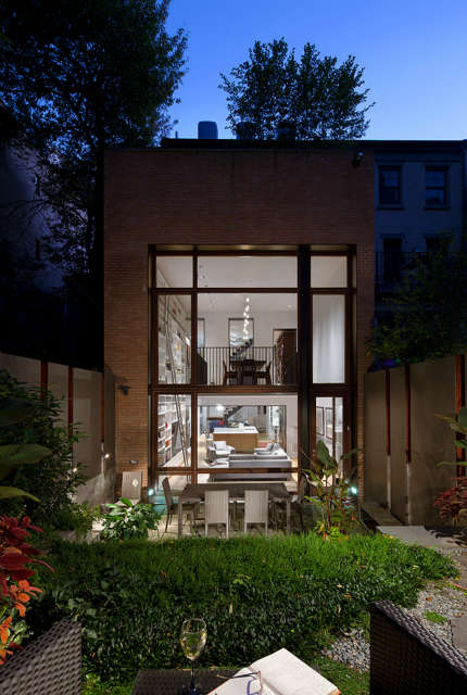 brooklyn heights townhouse: rear addition: rear addition to landmarked townhous 16