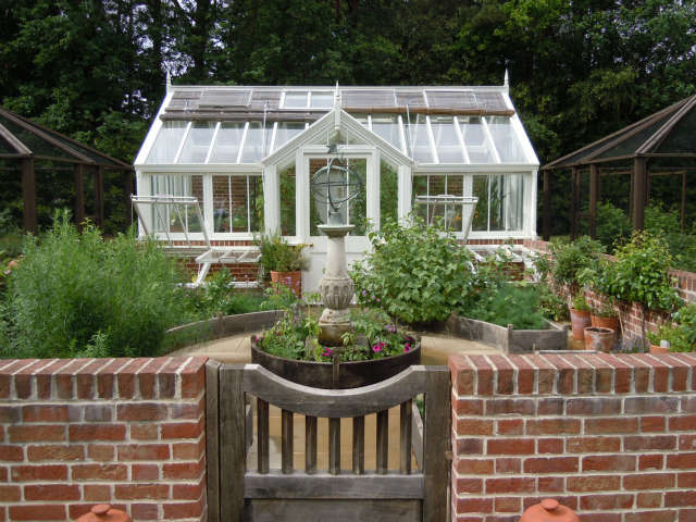 kitchen garden and greenhouse, surrey, england 8