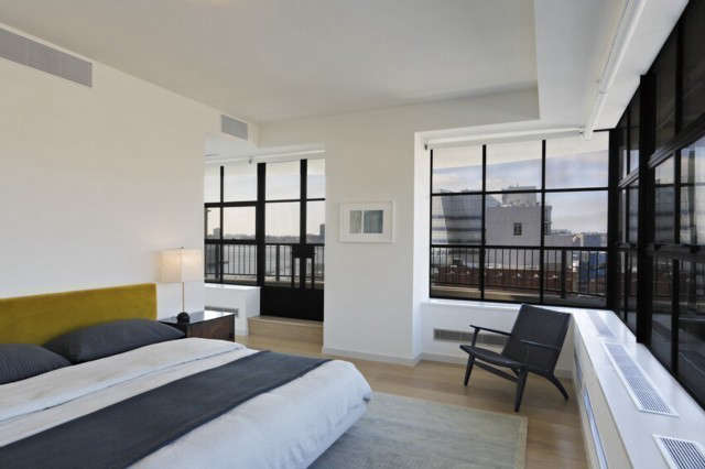 west \19th st.penthouse master bedroom: photo: tom sibley 15