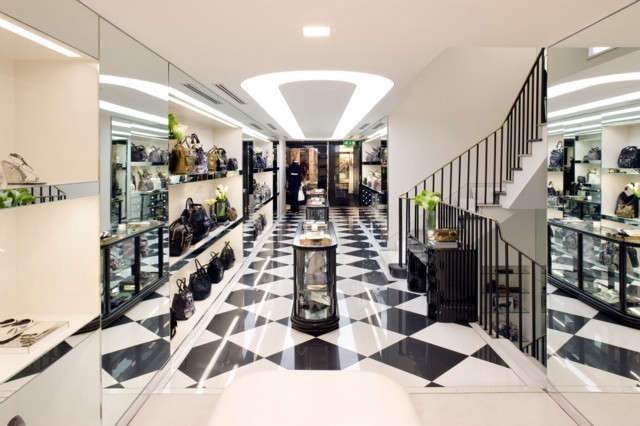 anya hindmarch, bond street: the store was designed to mirror the anya hindmarc 18