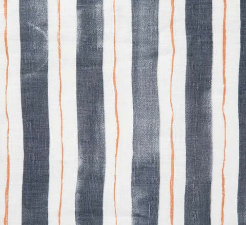 painted stripe gray & tangerine 8