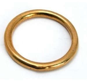 Design Sleuth Simple Brass Napkin Rings from the Hardware Store portrait 8