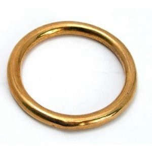 new trident 2 in. dia. brass ring 8