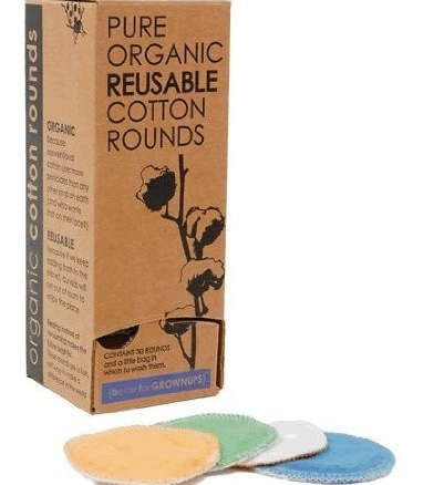 better for grownups organic reusable cotton face rounds 8
