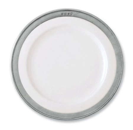 Convivio White Dinner Plate portrait 5