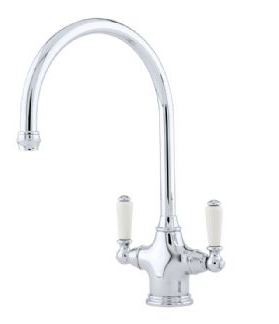 4192 Perrin amp Rowe Ionian Two Hole Sink Mixer with Crosshead Handles portrait 10