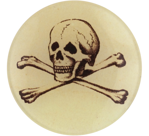 skully 4 in. round plate 8