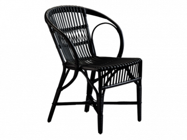 56735 WG 12 PS Wengler dining chair matt black  