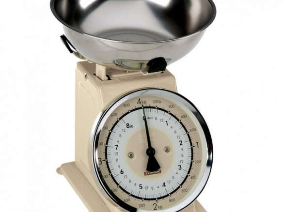 typhoon stainless steel retro mechanical kitchen scale 8