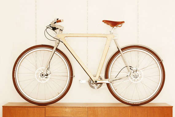 Lastu Bike Basket including Frame  Birch Basket with Grey Felt Handles portrait 20