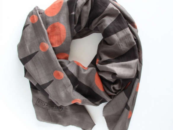 zipper scarf – charcoal 8