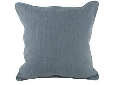Canvas Linen Pillow with PIping Remodelist  