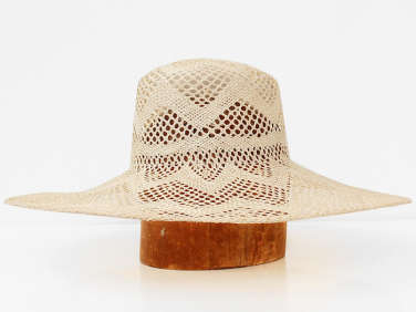 Clyde Lace Straw Hat Natural  
