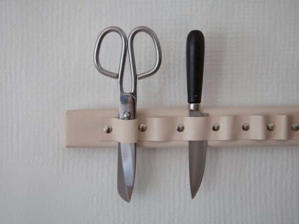 DIY A WallMounted Leather Knife Rack portrait 3
