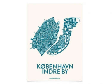 Danish Love Typographic City Posters  portrait 12