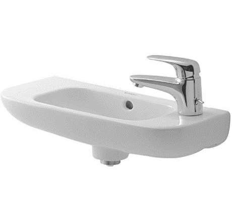 duravit d code bathroom sink – orientation: right tap hole 8