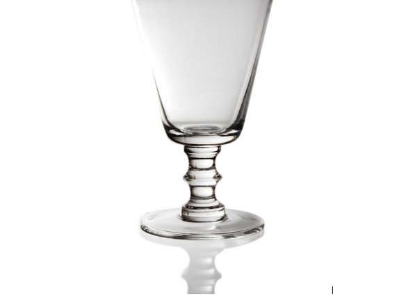 france clear footed glass 8