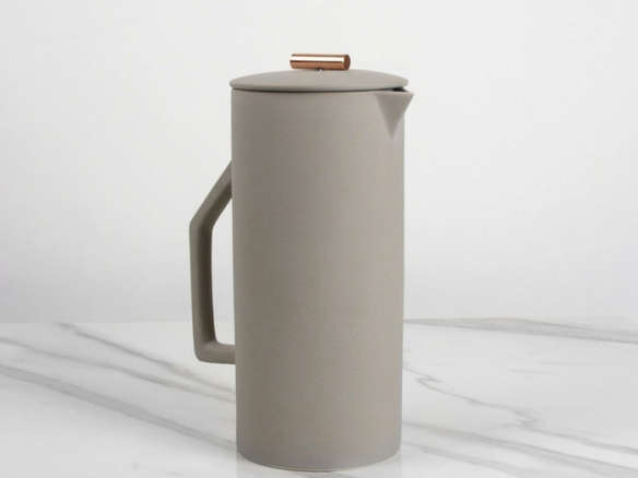 yield ceramic french press – gray 8