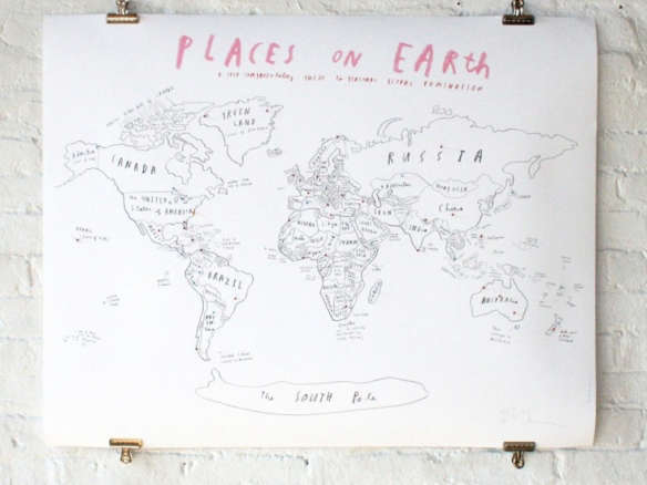 world map with pins 8