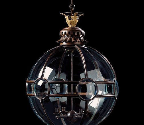 convex globe lantern 8