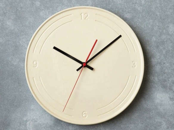 Kanae Medium Porcelain Clock portrait 19