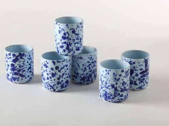 blue on blue splatterware cup 8