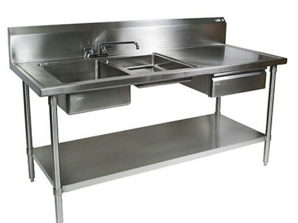 stainless steel prep table 8