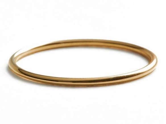 kathleen whitaker solid gold tube rings 8