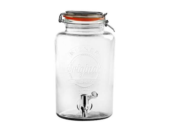 kilner clip top jar beverage dispenser 8